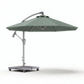 Parasolsysteem van 240 x 240 x 250cm met groene doek en aluminium basis